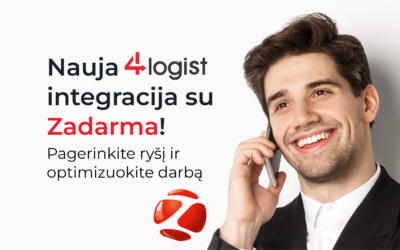 Nauja 4logist integracija su Zadarma! Pagerinkite ryšį ir optimizuokite darbą